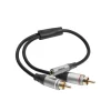Adaptateur audio 2x RCA vers jack stéréo 3,5mm M/F celexon PRO 0,25 m