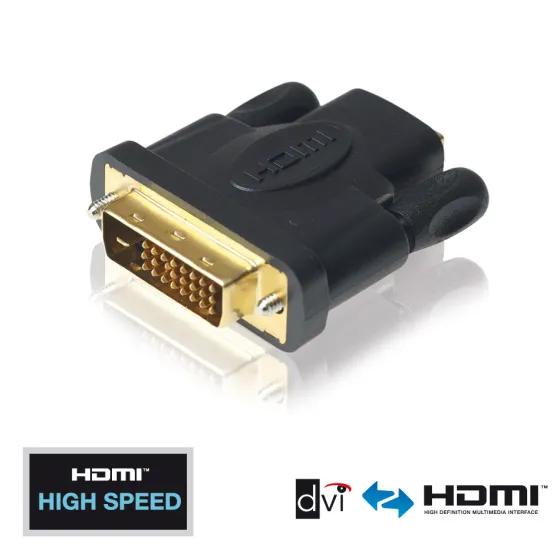 Adaptateur DVI-D Mâle / HDMI Femelle - Basic+ Series - v1.3