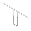 Adaptateur Hagor de caméra Logitech MeetUp pour Display de 75" - 86”