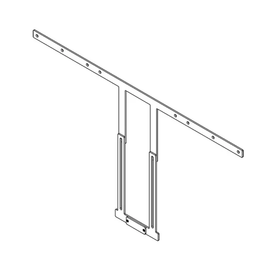 Adaptateur Hagor de caméra Logitech MeetUp pour Display de 75" - 86”