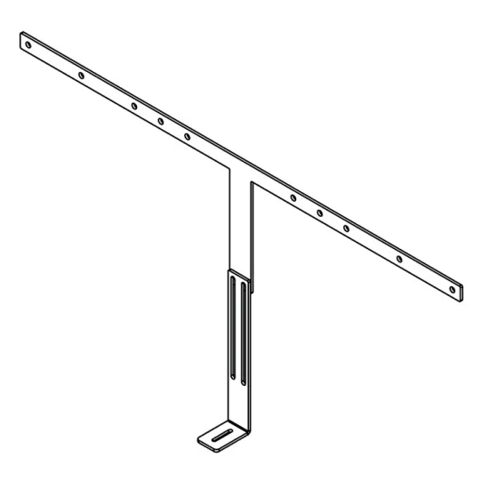 Adaptateur Hagor pour Logitech Rally Bar Huddle sur un écran de 55"-75"