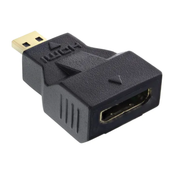 Adaptateur InLine Mini HDMI C femelle vers Micro HDMI D mâle