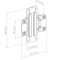 Adaptateur mural Hagor CPS Super Slim