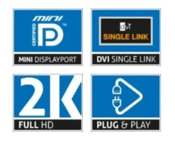 Adaptateur PureLink Mini DP + Thunderbolt vers DVI, blanc