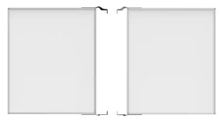 Ailes latérales tableau blanc celexon Expert pour écrans interactifs 75"