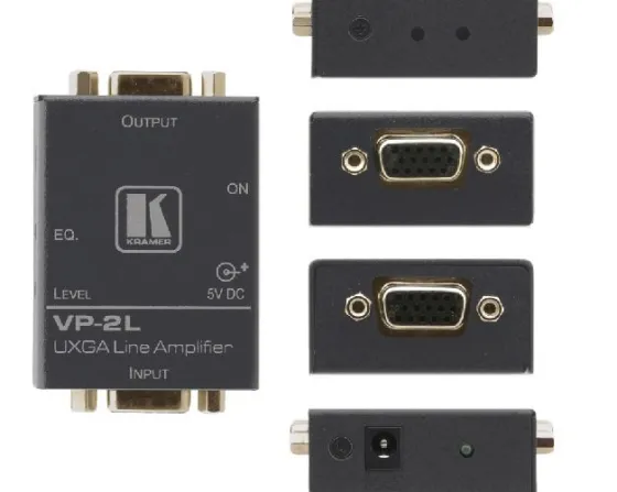 Amplificateur de Ligne Vidéo Informatique Graphique Kramer VP-2L 1:1