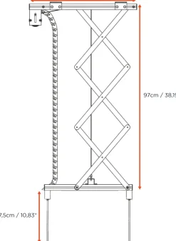 Ascenseur motorisé celexon PL1000