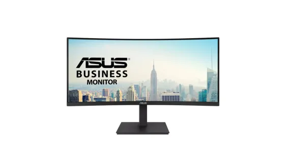 Asus VA34VCPSR Écran incurvé WQHD de 34 pouces avec station d'accueil, pour un multitâche efficace