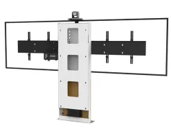 AXEOS STILIX WIDE - Système double écran (DB) sol/mur pour 2x 40 à 50" écrans