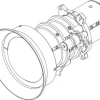 Barco R9801840 Objectif G (0,75 - 0,95 : 1) à courte focale pour G50-W6, G50-W7, G50-W8, G60-W7, G62-W11, G62-W14, G62-W9