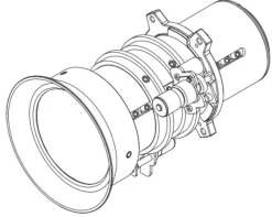Barco 33R9832755 Objectif pour PGXG-61B/PGWX-61B/PGWU-61B/PGWU-62L - focale standard