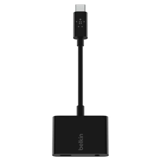 Belkin RockStar adaptateur audio jack 3,5 mm et adaptateur de charge USB-C