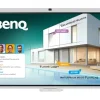 BenQ CM7505 Écran interactif de 55 pouces avec caméra intégrée, pour une collaboration professionnelle efficace et sécurisée