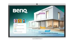 BenQ CM7505 Écran interactif de 55 pouces avec caméra intégrée, pour une collaboration professionnelle efficace et sécurisée