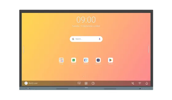 BenQ RE6504 Écran interactif Board Essential 4K de 65 pouces certifié EDLA