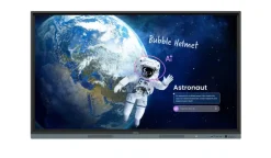 BenQ RM7505 Écran interactif 4K de 75 pouces destiné à l'enseignement moderne, certifié Google EDLA