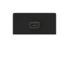 Cache de raccordement Kindermann Konnect design click avec changeur de genre, USB type C, anthracite