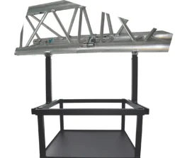 Cage de fixation PeTa pour grands videoprojecteurs, 40-70cm, avec Half Coupler, Noir