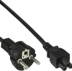 Câble d'alimentation InLine pour Notebook, connecteur 3 broches, noir, 5m
