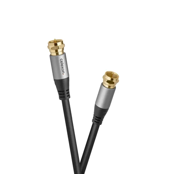 Câble d'antenne satellite fiche F celexon PRO, 3 m