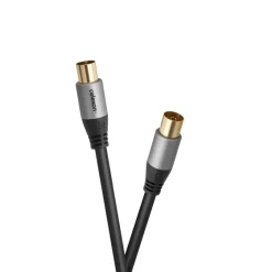 Câble d'antenne TV coaxial celexon PRO, 5 m