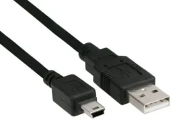 Câble InLine USB 2.0 Type A - Type Mini-B (5 broches), 1m