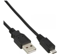 Câble Micro-USB 2.0 InLine, USB-A mâle à Micro-B mâle, noir, 1,5m