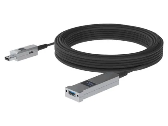 Câble Optique Actif USB 3 Huddly, mâle/femelle - 15m