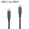Câble Purelink USB-C 3.2 avec E-Marker 2m, noir
