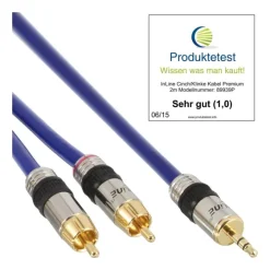 Câble RCA/Jack InLine 2m