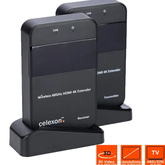 celexon Expert HDMI-Radio-Set WHD30M - 4K