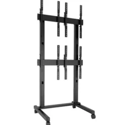 Chief LVM2X2UP 2x2 support à roulettes pour mur d'image, portrait, noir (de 42" à 50")