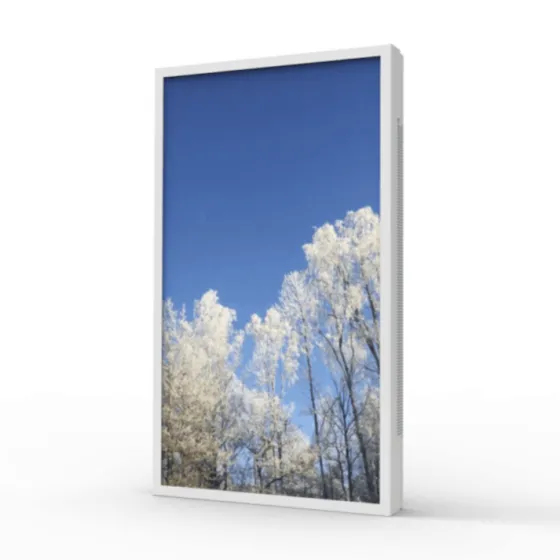 Coffre d'écran extérieur HI-ND pour Samsung OH55A-S, blanc
