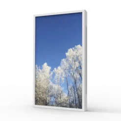 Coffre d'écran extérieur HI-ND pour Samsung OH46B, blanc