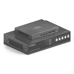 Commutateur Purelink KVM USB-C 18Gbps avec Dante et Multiview, 4K (60Hz 4:4:4) via USBC / HDMI+USB