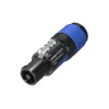 Connecteur d'alimentation Neutrik NAC3FXXA-W-S powerCON® PowerIn, bleu