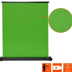 Écran à fond vert celexon mobile Chroma Key Green 150 x 180 cm