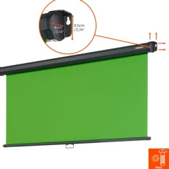 Écran à fond vert manuel celexon Chroma Key 200 x 190 cm