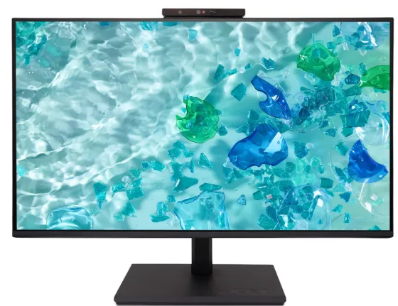 Écran 27 pouces Acer Vero B277UD6bmiiprczx avec webcam de 5 mégapixels, IR et micro intégrés
