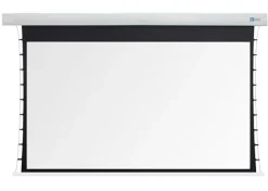 Écran de projection motorisé tensionné DELUXX Cinéma 177 x 99cm, 80''- 4k Pro Fibre MWHT