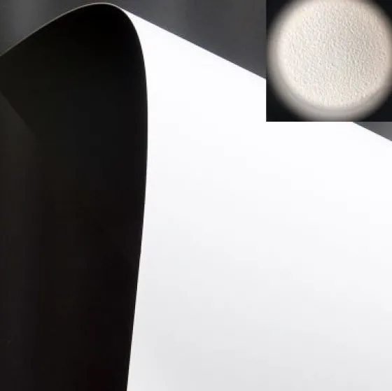 Écran de projection motorisé tensionné DELUXX Cinéma 177 x 99cm, 80''- 4k Pro Fibre MWHT