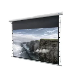Écran de projection motorisé tensionné DELUXX Cinéma 203 x 114 cm, 92''- 4K Pro Fibre MWHT