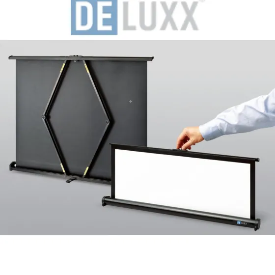 Écran de projection pour table DELUXX Expert Portable Blanc Mat Polaro 81 x 61