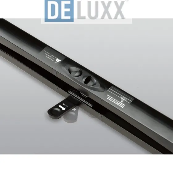 Écran de projection pour table DELUXX Expert Portable Blanc Mat Polaro 102 x 76