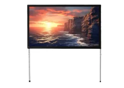 Écran de projection sur cadre celexon Mobil Expert 244 x 137 cm, projection de face
