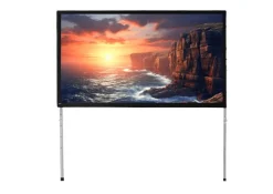 Écran de projection sur cadre celexon Mobil Expert 406 x 254 cm, projection par l'arrière