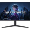 Écran gaming OLED QHD de 27 pouces Acer Predator X27UX1biiphx avec un temps de réponse des pixels rapide de 0,01 ms