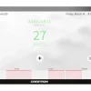Crestron TSW-570-B-S Panneau mural à écran tactile 5" en noir