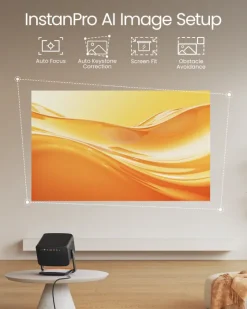 Dangbei MP1 Pro Smart Projector Vidéoprojecteur, 3840 x 2160 4K UHD, 2000 Lumen