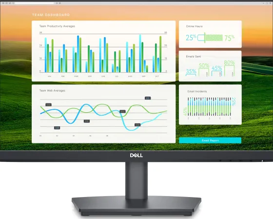 Dell E2222HS 22" VA Moniteur, 1920 x 1080 Full HD, 60Hz, 10ms